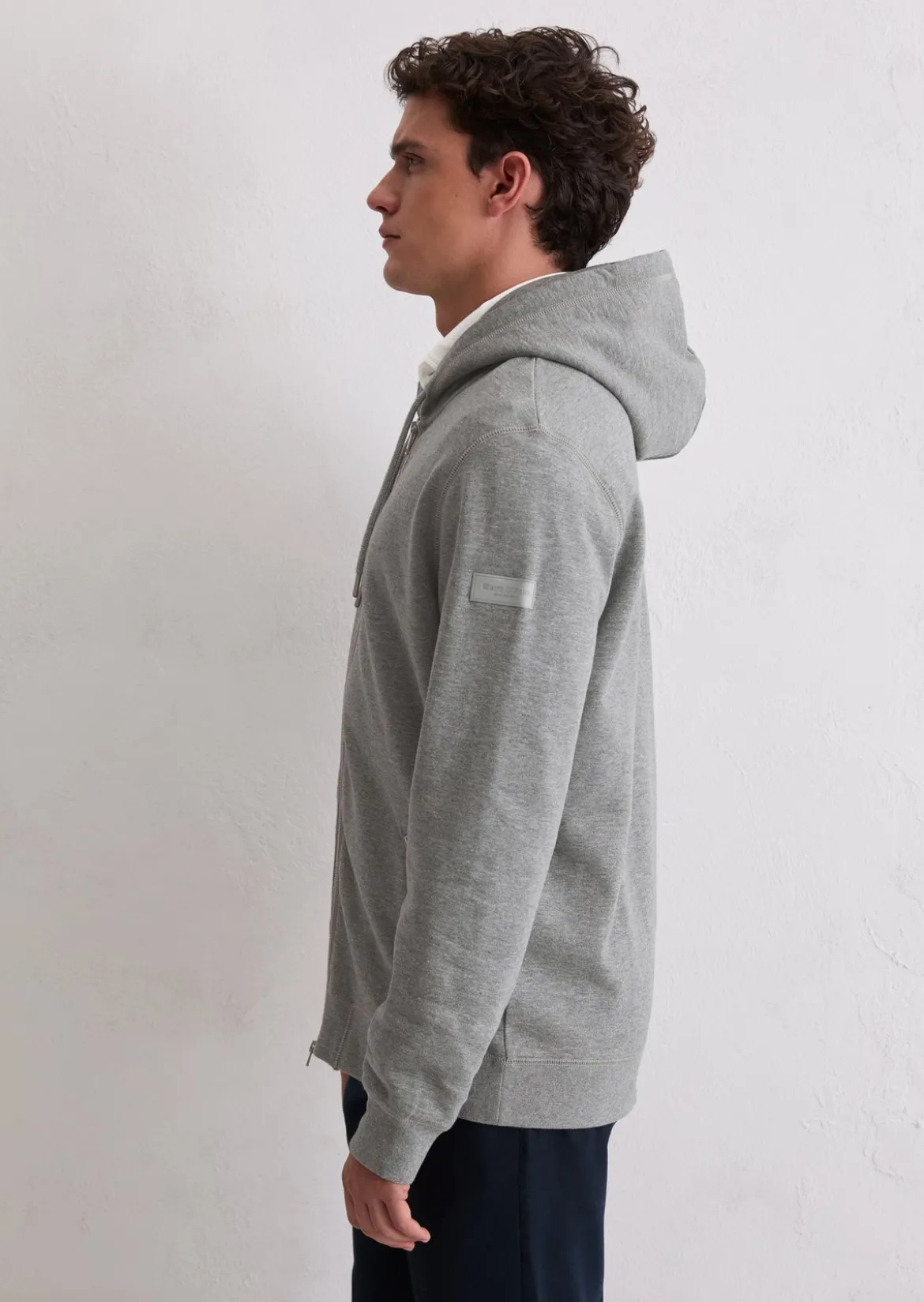 DfC Kapuzen-Sweatjacke regular aus weichem Bio-Baumwoll-Sweat