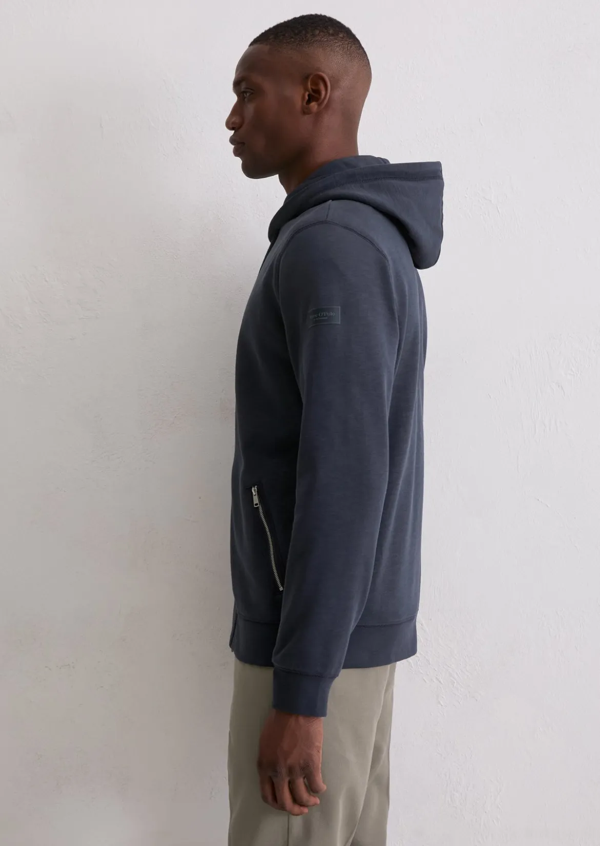 DfC Kapuzen-Sweatjacke regular aus weichem Bio-Baumwoll-Sweat