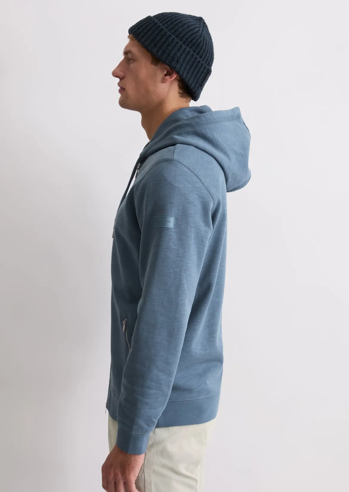 DfC Kapuzen-Sweatjacke regular aus weichem Bio-Baumwoll-Sweat