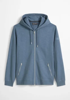 DfC Kapuzen-Sweatjacke regular aus weichem Bio-Baumwoll-Sweat