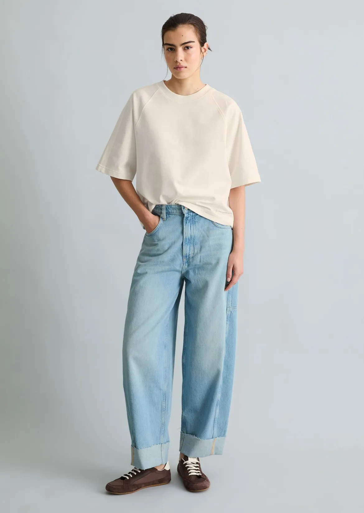 DfC Kurzarm-Sweatshirt relaxed aus reinem Organic Cotton