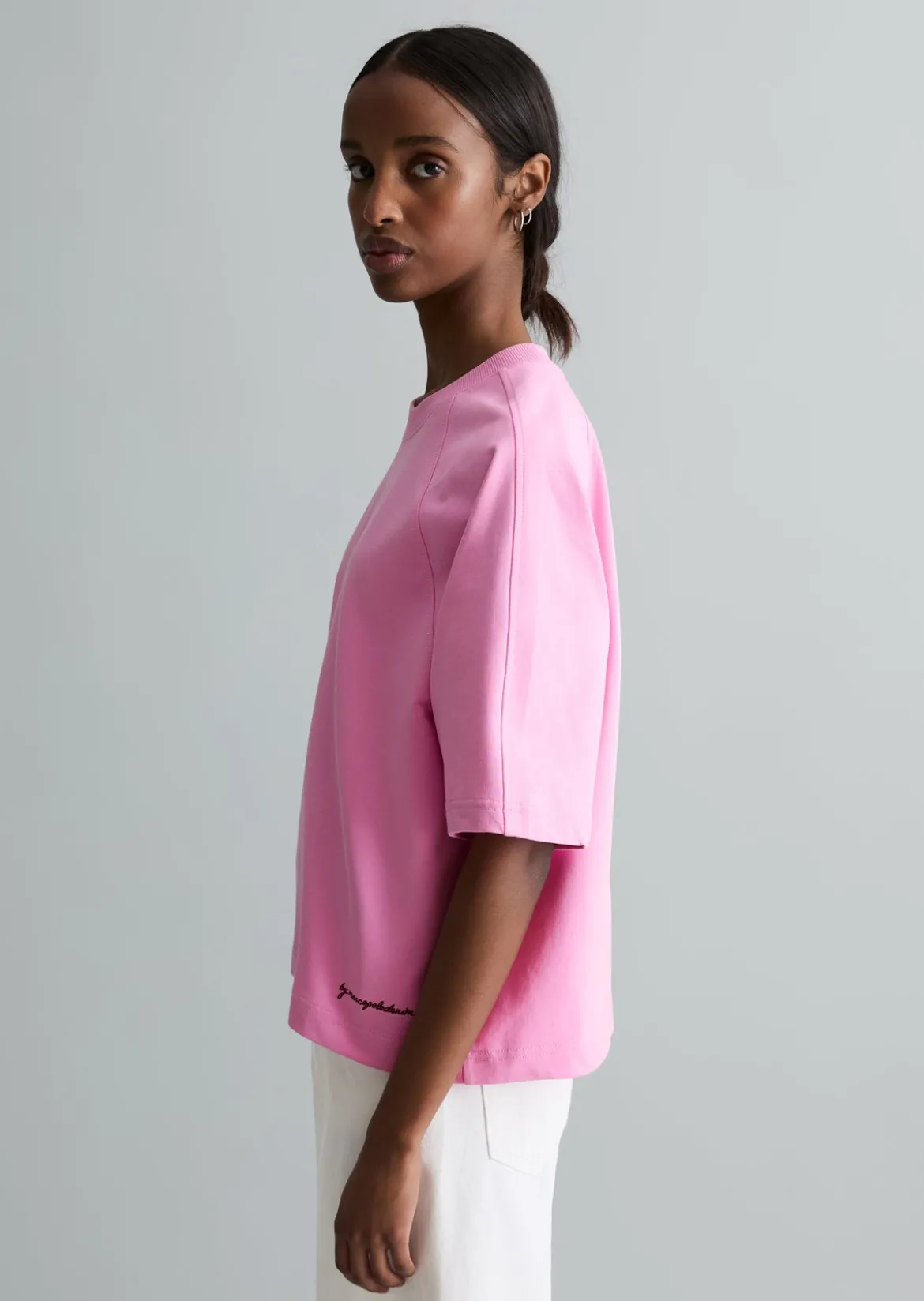DfC Kurzarm-Sweatshirt relaxed aus reinem Organic Cotton