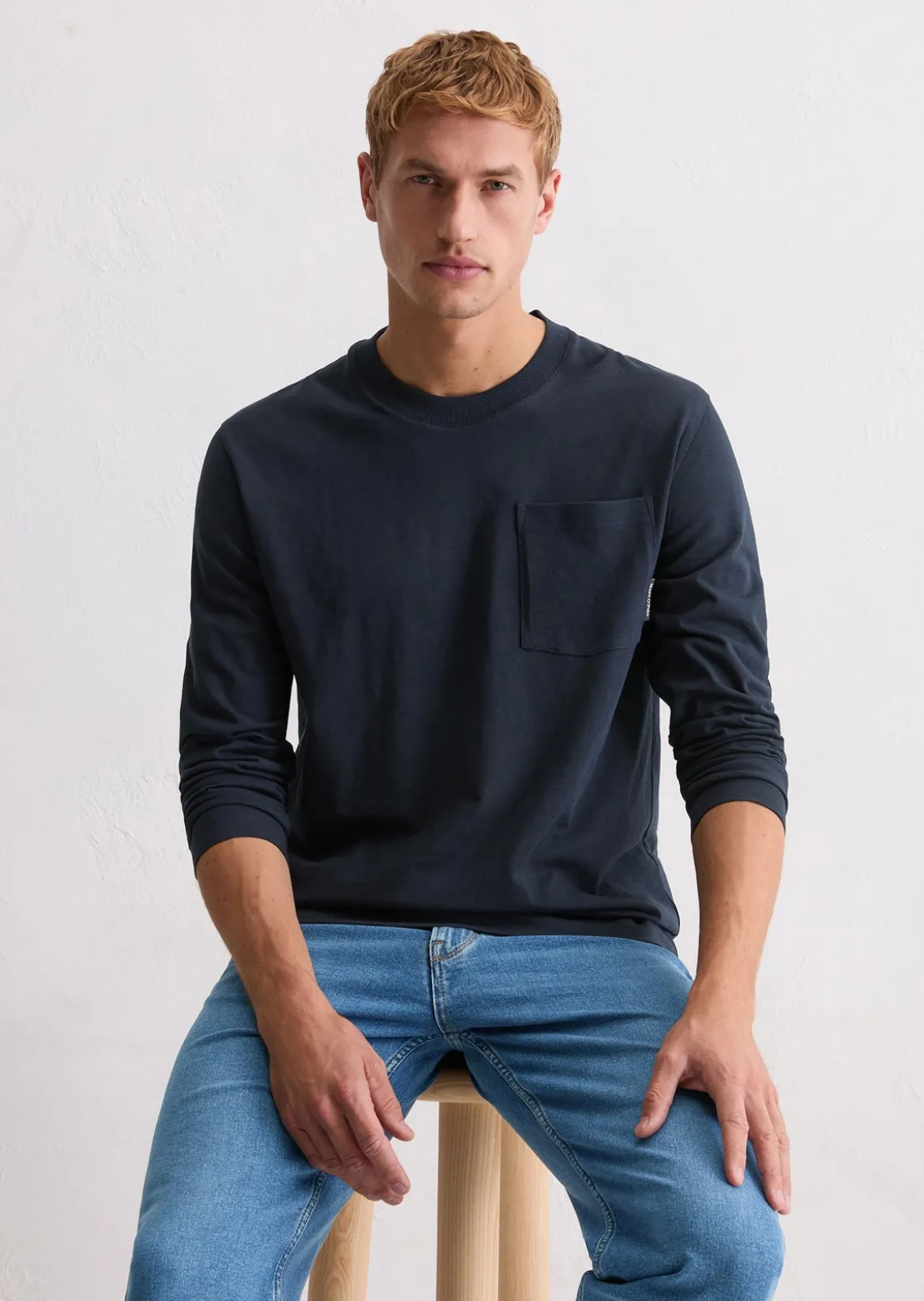 DfC Longsleeve regular in Heavy-Slub-Jersey-Qualität
