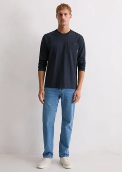 DfC Longsleeve regular in Heavy-Slub-Jersey-Qualität