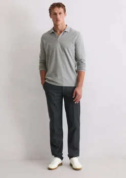 DfC Ottoman-Poloshirt aus weichem Bio-Baumwoll-Jersey