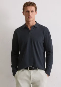 DfC Ottoman-Poloshirt aus weichem Bio-Baumwoll-Jersey