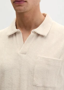 DfC Poloshirt loose aus Bio-Baumwoll-Frottee