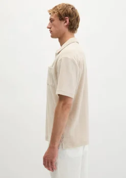 DfC Poloshirt loose aus Bio-Baumwoll-Frottee