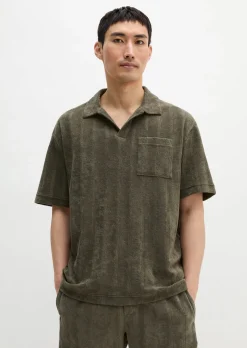 DfC Poloshirt loose aus Bio-Baumwoll-Frottee