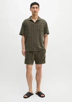 DfC Poloshirt loose aus Bio-Baumwoll-Frottee