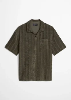 DfC Poloshirt loose aus Bio-Baumwoll-Frottee