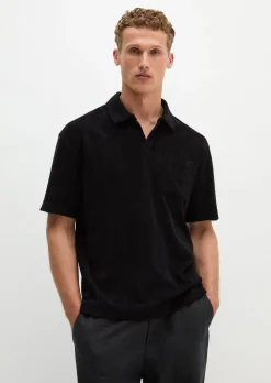 DfC Poloshirt loose aus Bio-Baumwoll-Frottee