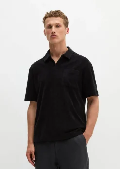 DfC Poloshirt loose aus Bio-Baumwoll-Frottee