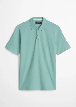 DfC Poloshirt regular im strukturierten Karo-Jacquard