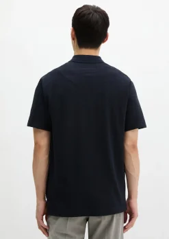 DfC Poloshirt regular im strukturierten Karo-Jacquard