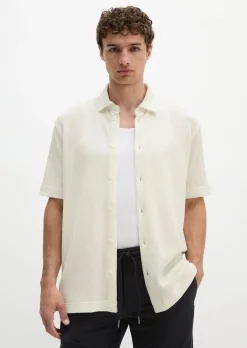 DfC Poloshirt regular mit feiner Waffel-Struktur