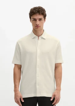 DfC Poloshirt regular mit feiner Waffel-Struktur