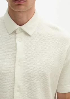 DfC Poloshirt regular mit feiner Waffel-Struktur