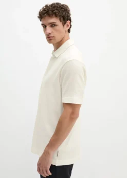 DfC Poloshirt regular mit feiner Waffel-Struktur