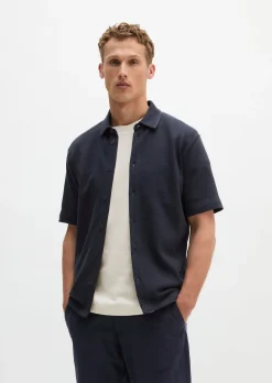 DfC Poloshirt regular mit feiner Waffel-Struktur