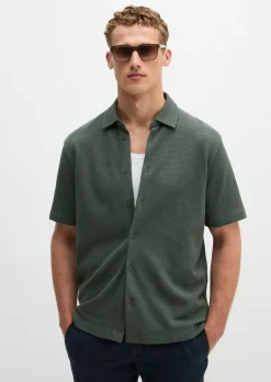 DfC Poloshirt regular mit feiner Waffel-Struktur
