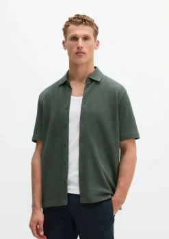 DfC Poloshirt regular mit feiner Waffel-Struktur