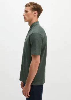 DfC Poloshirt regular mit feiner Waffel-Struktur