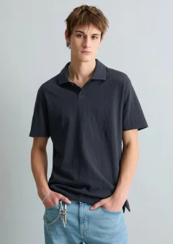 DfC Poloshirt Slub Jersey regular aus reiner Bio-Baumwolle