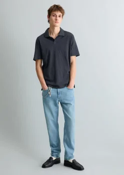DfC Poloshirt Slub Jersey regular aus reiner Bio-Baumwolle