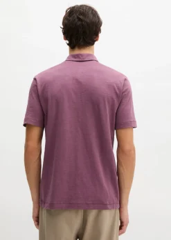 DfC Poloshirt Slub-Jersey regular aus weicher Bio-Baumwolle
