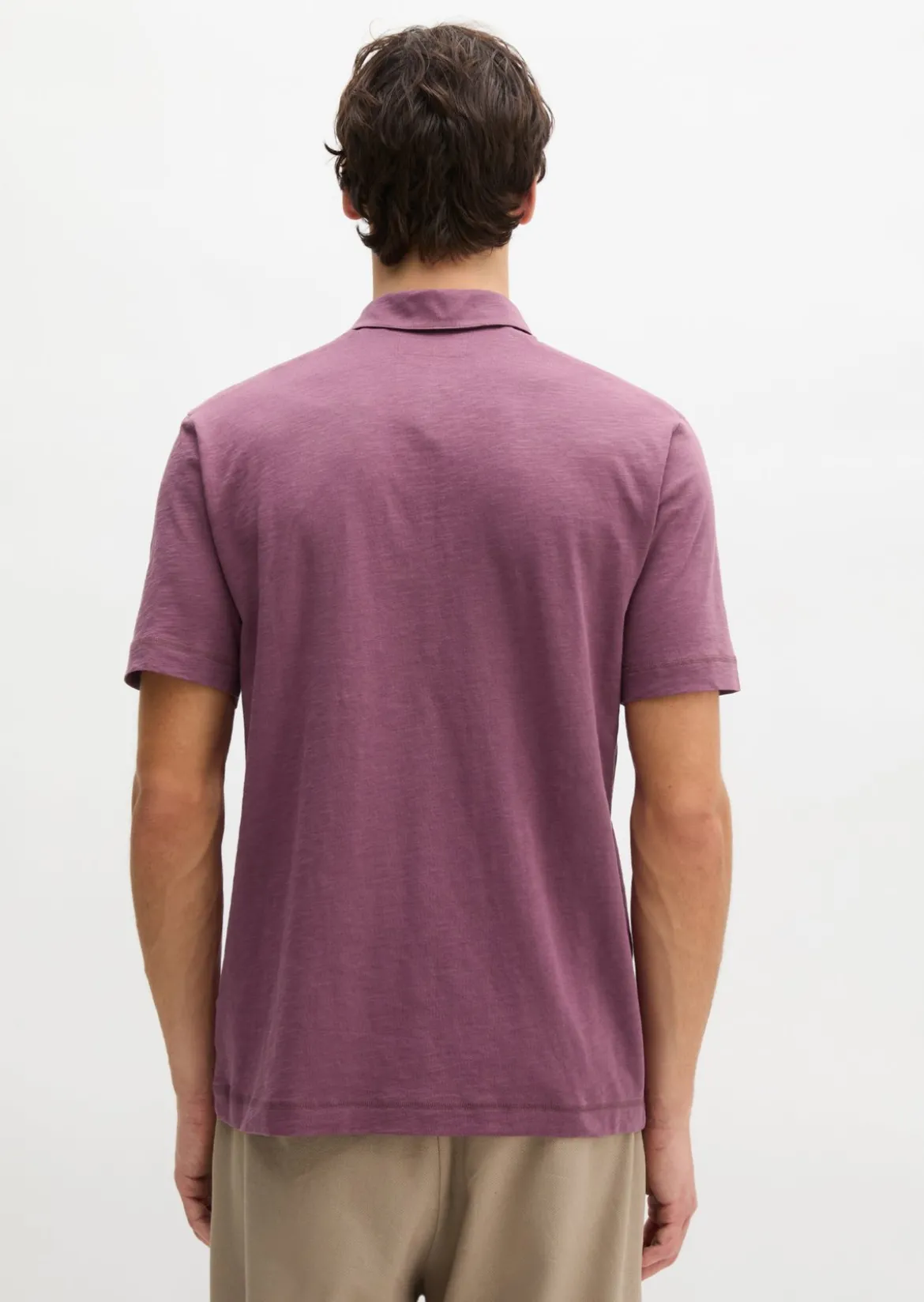 DfC Poloshirt Slub-Jersey regular aus weicher Bio-Baumwolle