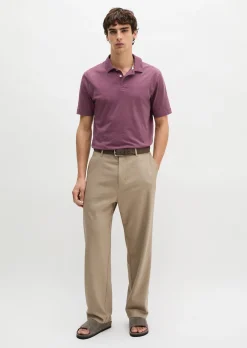 DfC Poloshirt Slub-Jersey regular aus weicher Bio-Baumwolle