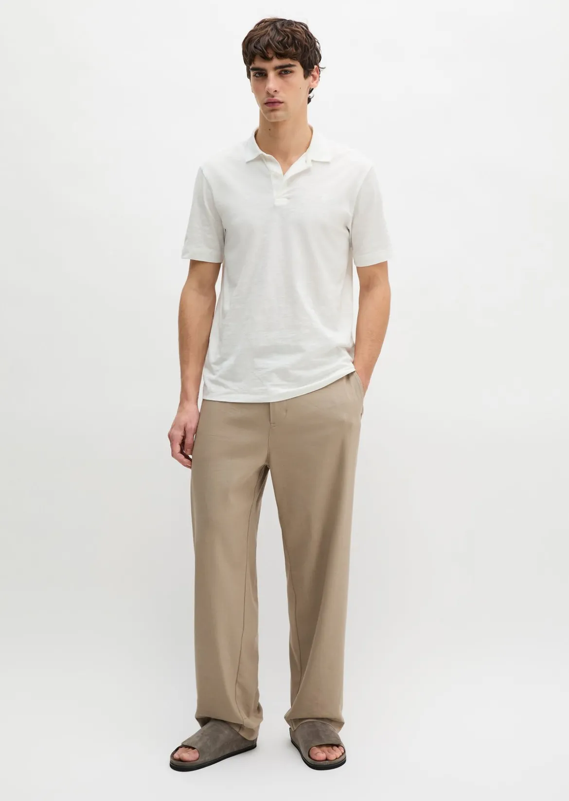 DfC Poloshirt Slub-Jersey regular aus weicher Bio-Baumwolle