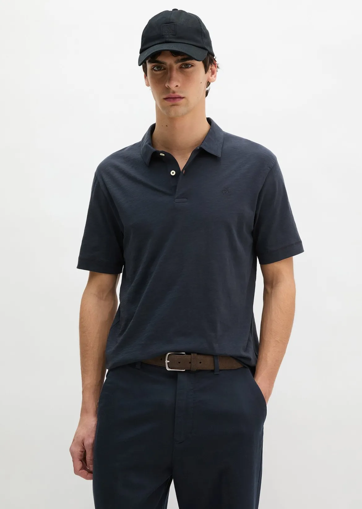 DfC Poloshirt Slub-Jersey regular aus weicher Bio-Baumwolle