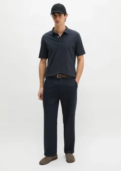 DfC Poloshirt Slub-Jersey regular aus weicher Bio-Baumwolle