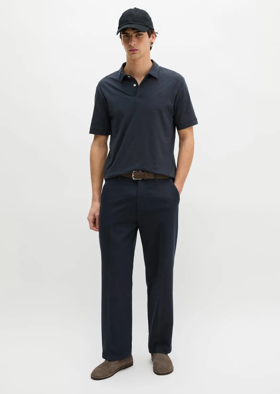 DfC Poloshirt Slub-Jersey regular aus weicher Bio-Baumwolle