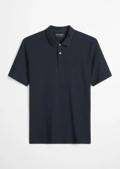 DfC Poloshirt Slub-Jersey regular aus weicher Bio-Baumwolle