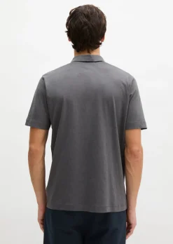 DfC Poloshirt Slub-Jersey regular aus weicher Bio-Baumwolle