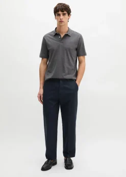 DfC Poloshirt Slub-Jersey regular aus weicher Bio-Baumwolle