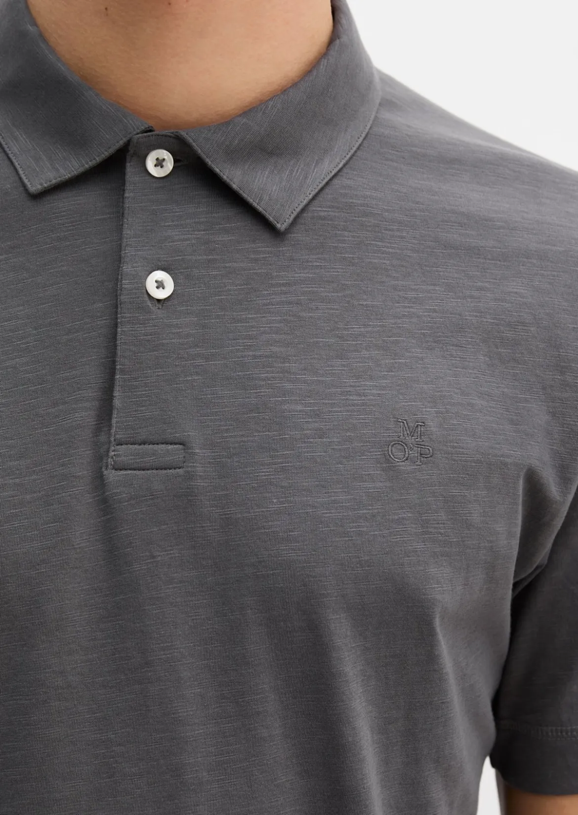 DfC Poloshirt Slub-Jersey regular aus weicher Bio-Baumwolle