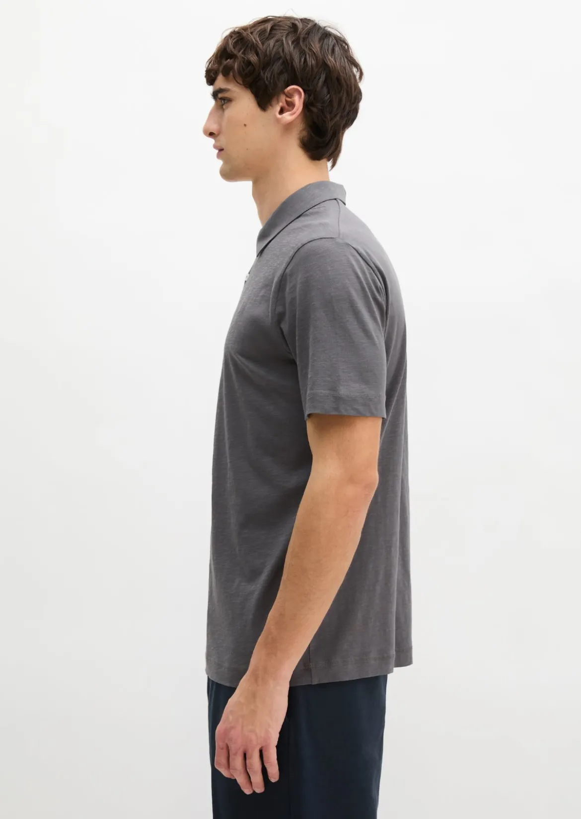 DfC Poloshirt Slub-Jersey regular aus weicher Bio-Baumwolle