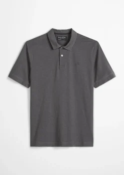 DfC Poloshirt Slub-Jersey regular aus weicher Bio-Baumwolle