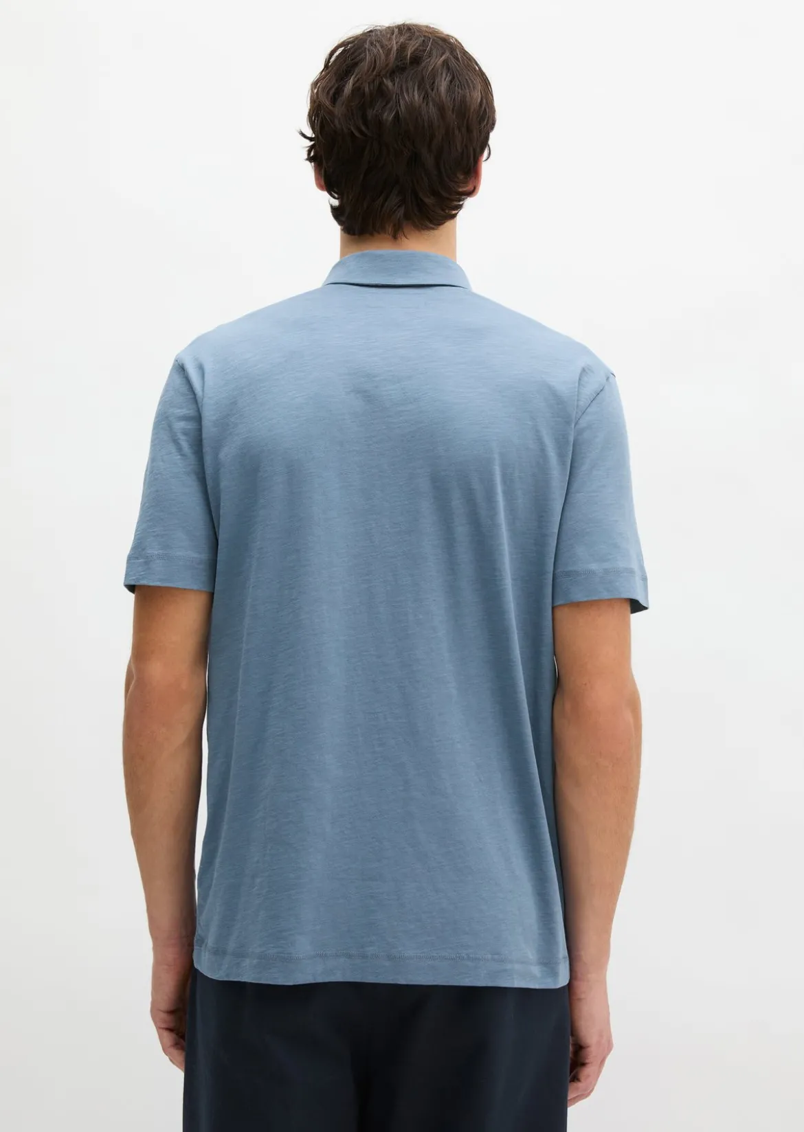 DfC Poloshirt Slub-Jersey regular aus weicher Bio-Baumwolle