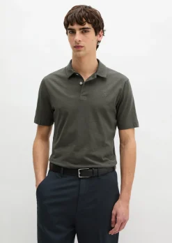 DfC Poloshirt Slub-Jersey regular aus weicher Bio-Baumwolle