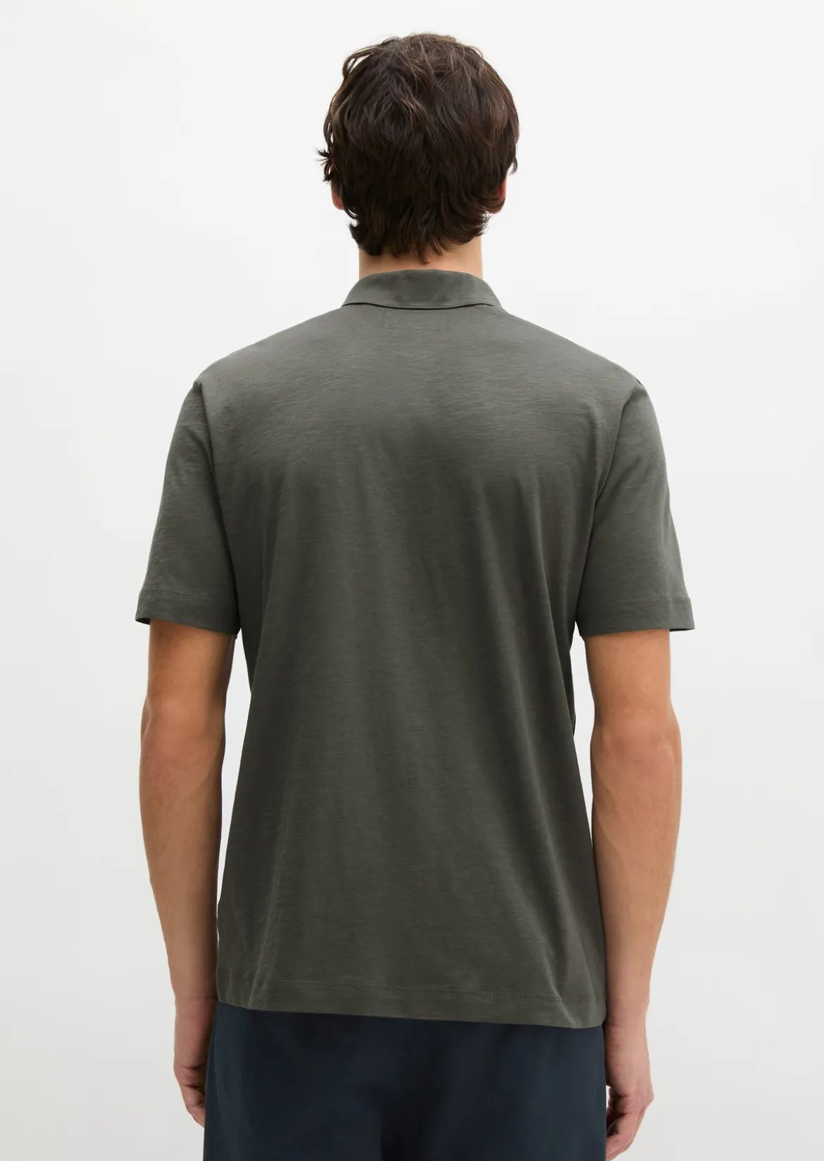 DfC Poloshirt Slub-Jersey regular aus weicher Bio-Baumwolle