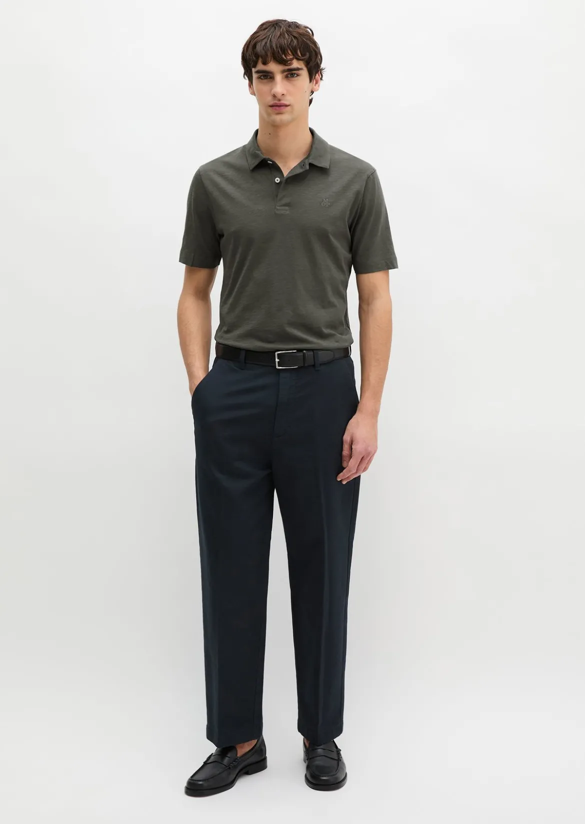 DfC Poloshirt Slub-Jersey regular aus weicher Bio-Baumwolle