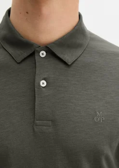 DfC Poloshirt Slub-Jersey regular aus weicher Bio-Baumwolle