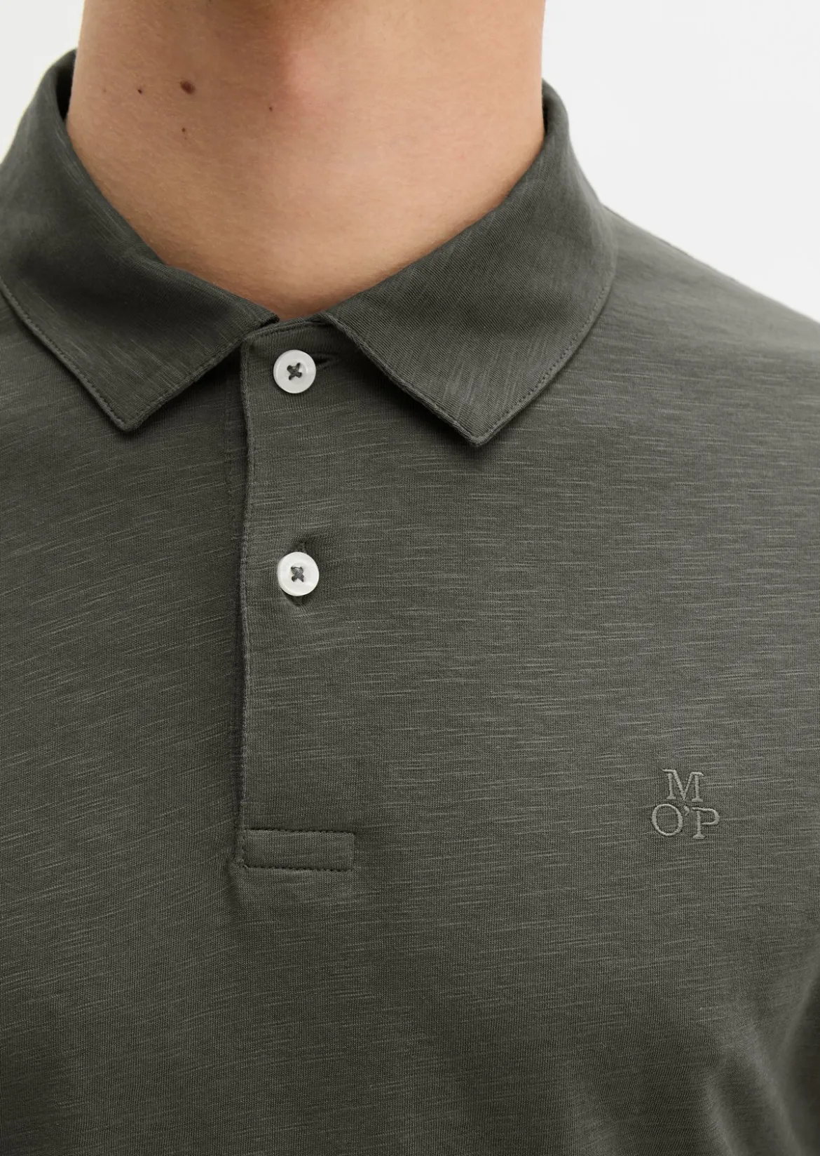 DfC Poloshirt Slub-Jersey regular aus weicher Bio-Baumwolle