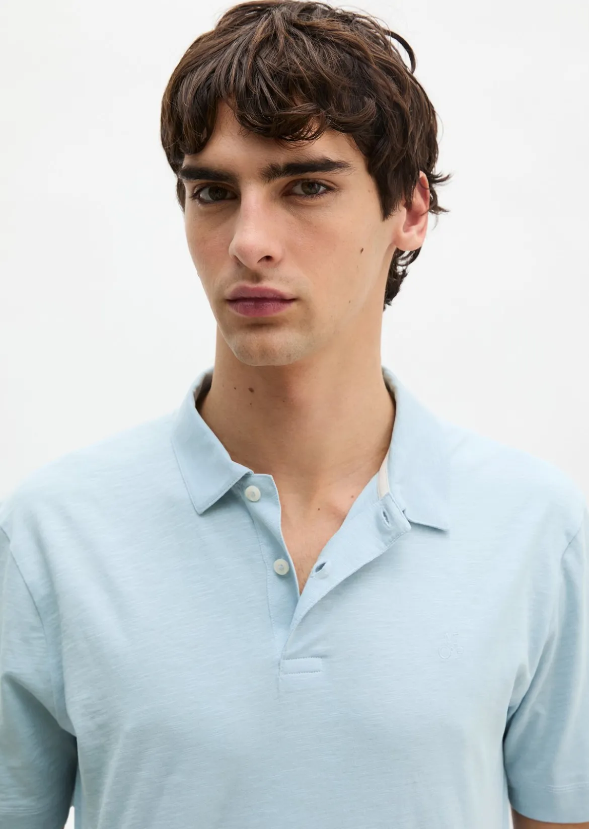 DfC Poloshirt Slub-Jersey regular aus weicher Bio-Baumwolle