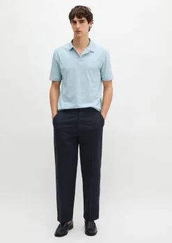 DfC Poloshirt Slub-Jersey regular aus weicher Bio-Baumwolle